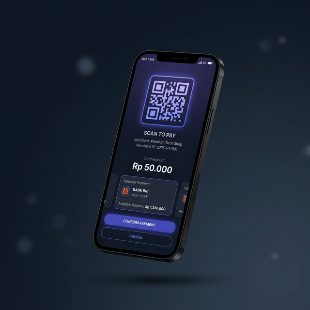 Preview aplikasi QRIS-EDC